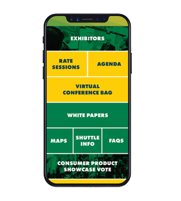 NRF 2023 mobile app tile screen